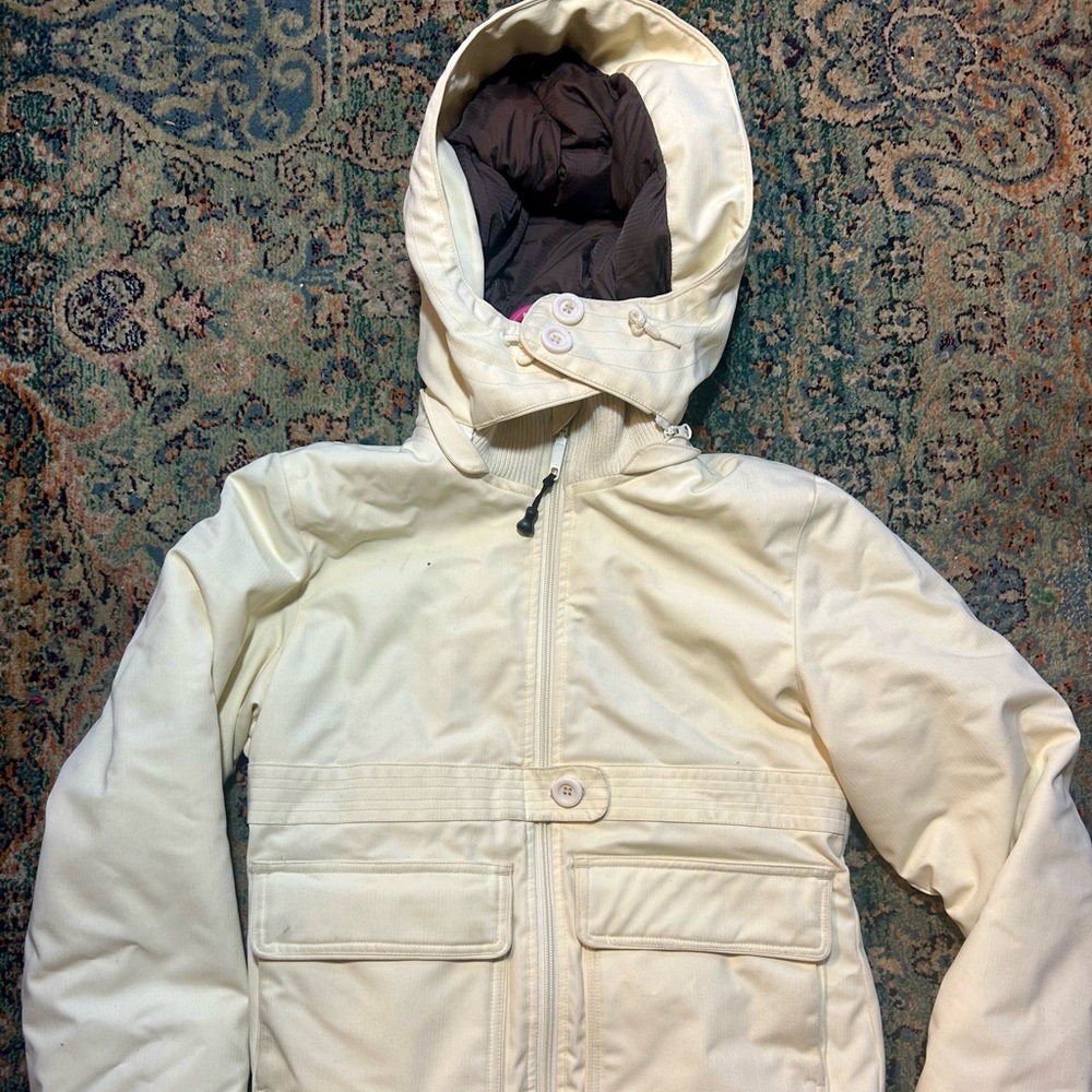 Horny Toad Off-White Hooded insulated Jacket